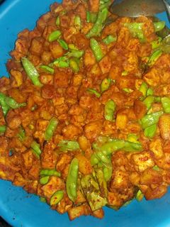 Foto resep Sambal goreng kentang tahu kapri