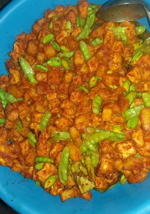 Foto resep Sambal goreng kentang tahu kapri