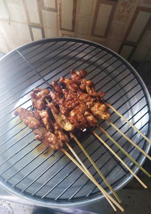 Foto resep Sate Ayam Madura Bumbu Kacang