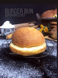 عکسی از دستور نان برگر -burger buns