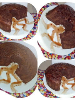 Una foto de Torta húmeda de chocolate