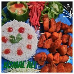 A picture of Chicken shashilk 5 weeks challenge with Huma.
