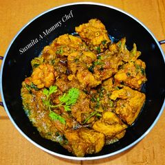 A picture of Cumin chicken curry.