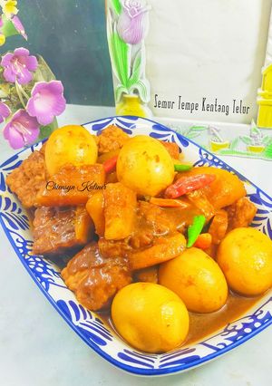 Foto resep Semur Tempe Kentang Telur