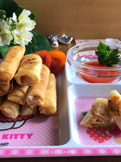Foto resep Lumpia Ayam Udang dengan Saus Pedas ala Thai