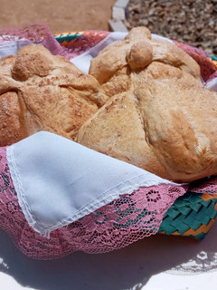 Una foto de Pan de muerto