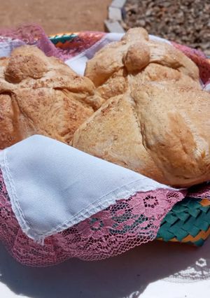 Una foto de Pan de muerto