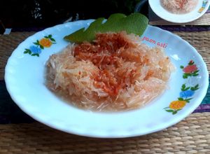 Foto resep Rujak jeruk bali
