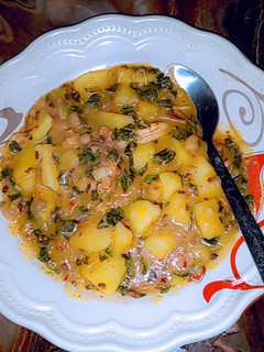 A picture of Fatan dankali da wake.