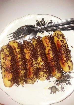 Foto resep Pisang low budget😁😂