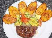 Una foto de res en cubos recetas