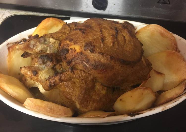 Recipe of Ultimate Indian style Roast Chicken