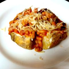 A picture of My Soft Cheese, Bacon & Beans Jacket Potato 💖.