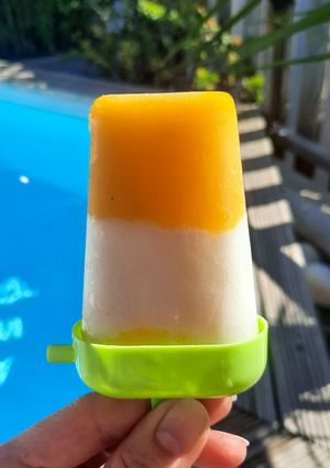 Une photo de Glace maison mangue yaourt
