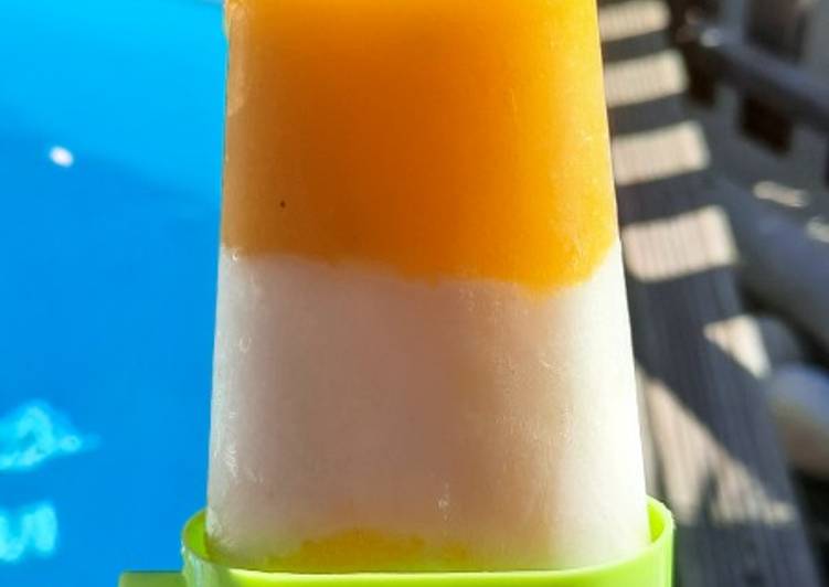 Créer des étapes Glace maison mangue yaourt parfait