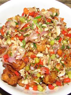 Foto resep Ayam goreng sambal matah