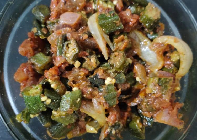 Recipe of Ultimate Bhindi do pyaaza