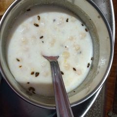 Boondi raita A picture of Boondi raita.