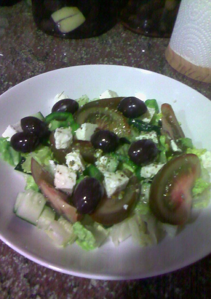 Una foto de Ensalada griega