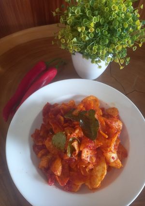 Foto resep Kentang kriuk asam manis