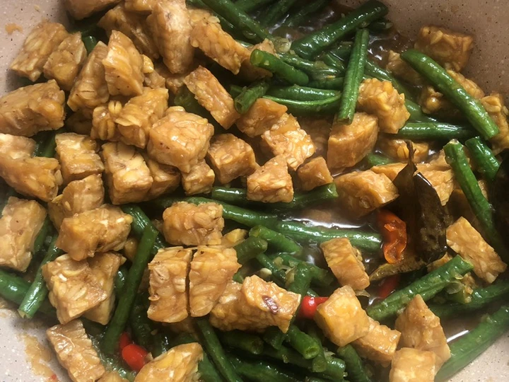 Langkah Mudah untuk Membuat Resep Tumis kacang panjang tempe yang Bikin Ngiler Anti Ribet, Bisa Manjain Lidah