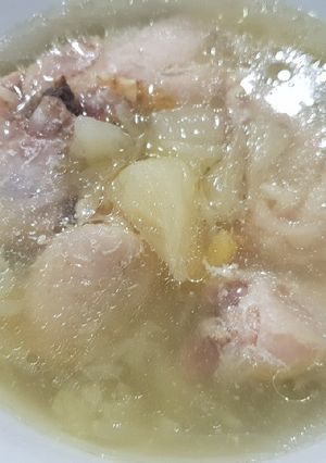香甜柚子雞湯 的食譜成品照片