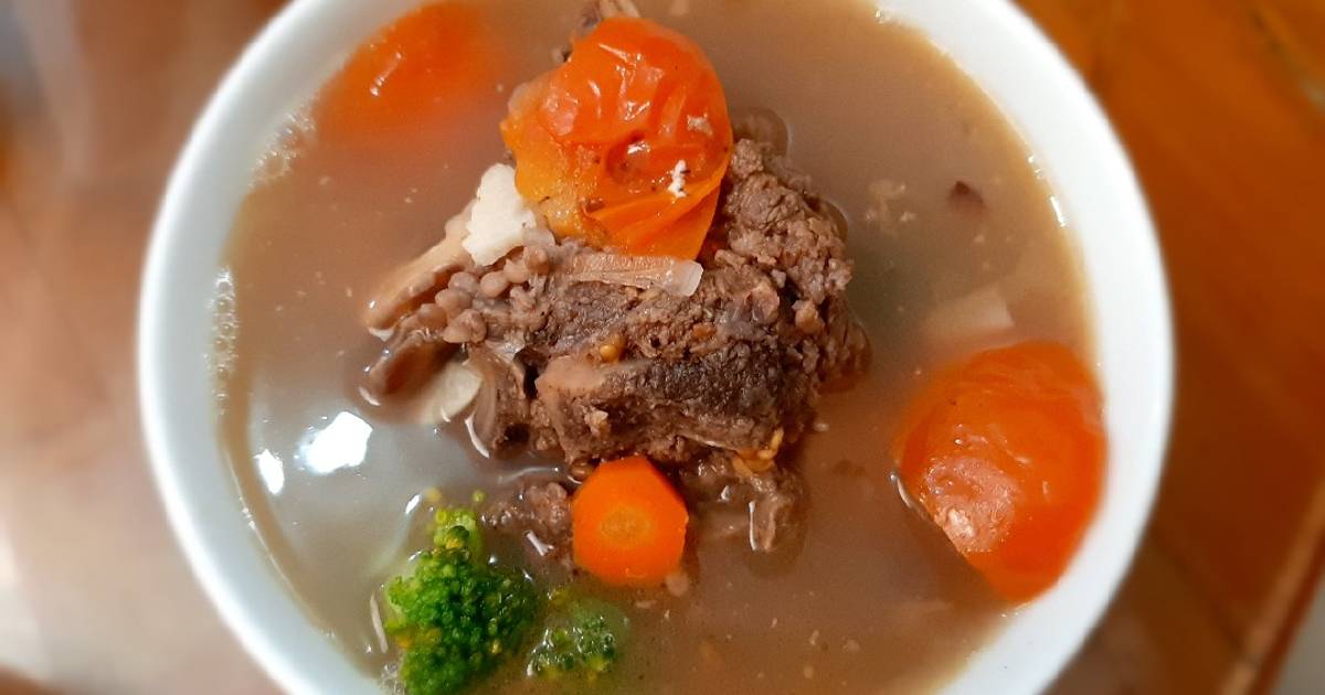 Resep 127 Sup Iga Sapi Rempah Oleh Tehitaa Cookpad