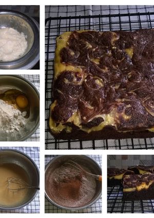 Foto resep Bronis cheesecake(keju slice)