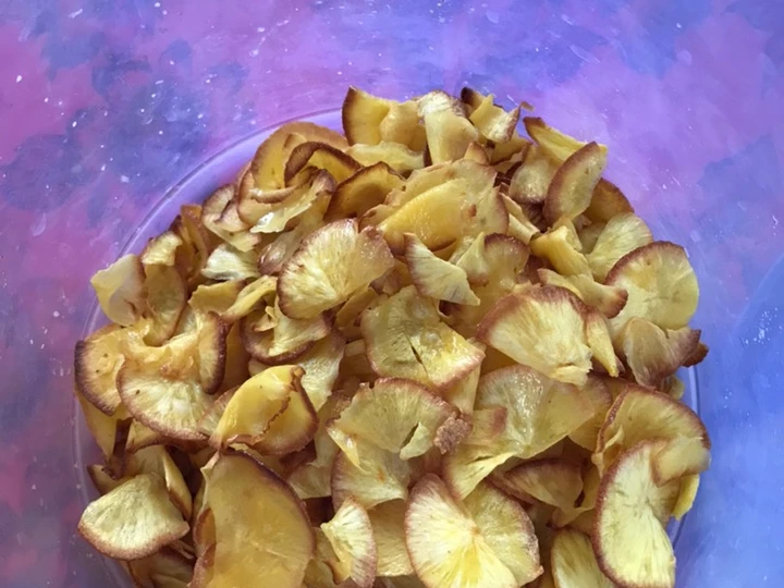 Cara Mudah Membikin Resep Keripik singkong suna cekuh ala Bali yang  Bikin Ketagihan Anti Ribet, Menggugah Selera