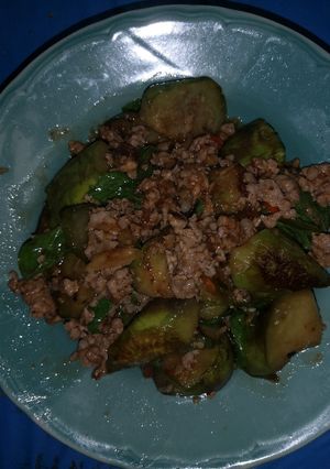 รูปของ ผัดมะเขือยาวใส่หมู