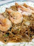 Cantonese Style Yee Mee with Prawns