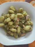 Gnocchi al Pesto de Albahaca y Almendras