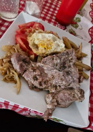 Una foto de Bistec o Chuleta a lo Pobre