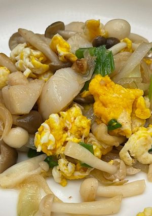 香菇干貝炒蛋 的食譜成品照片