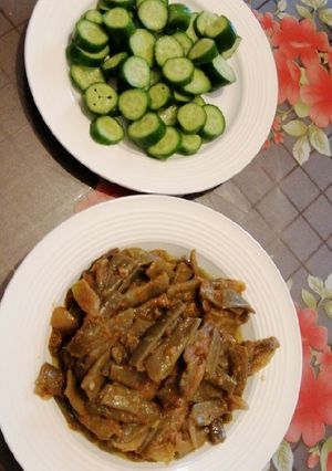 صورة لوصفة لوبيا بالزيت