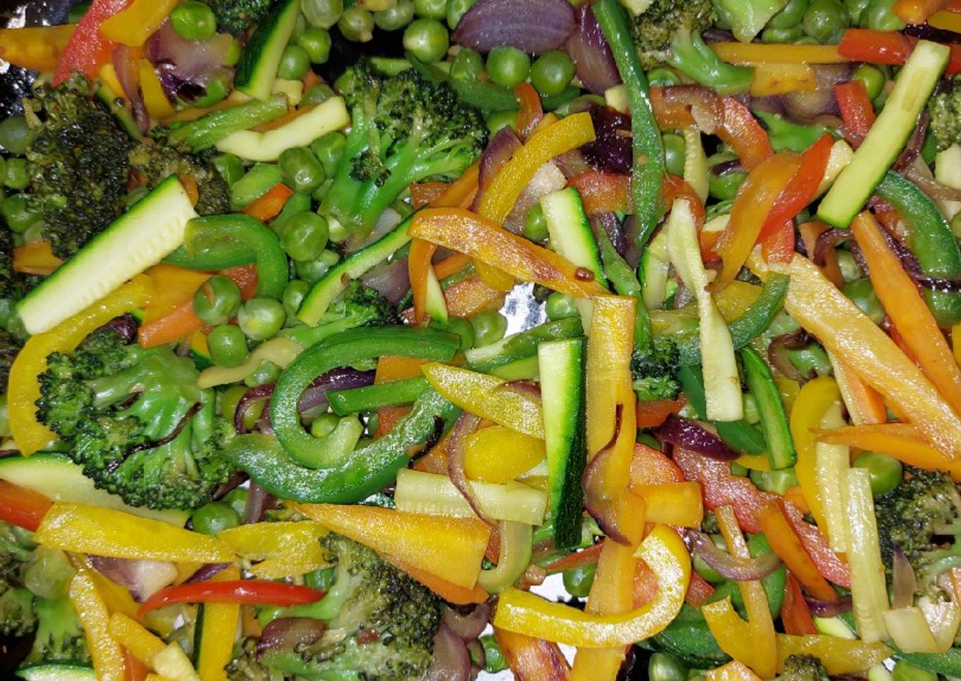 Stir fried mixed vegetables (Ratatouille)