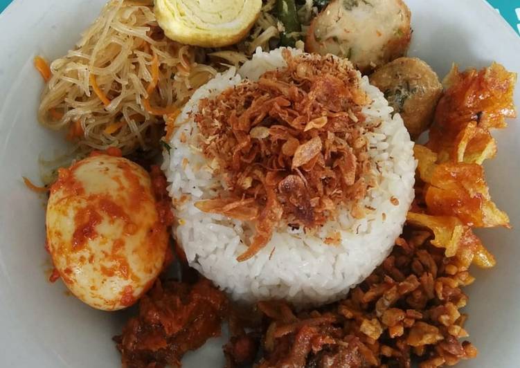 Cara Buat Nasi uduk rice cooker Gampang