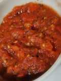 Salsa rápida de tomate natural