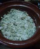 Tamal de cazuela de hongos  con gratinado de queso ranchero al horno para navidad