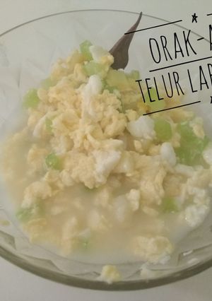 Foto resep Orak-arik telur labu siam (MPASI 9m+)