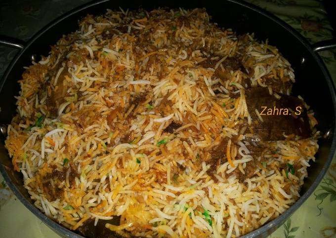 Kachhe Gosht ki Biryani