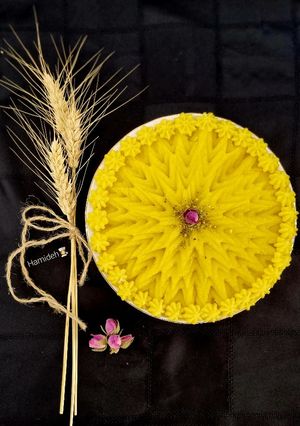 عکسی از دستور حلوا تخم مرغی (فاطمیه)🖤