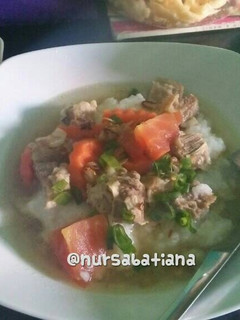 Foto resep Bubur Sop Sapi