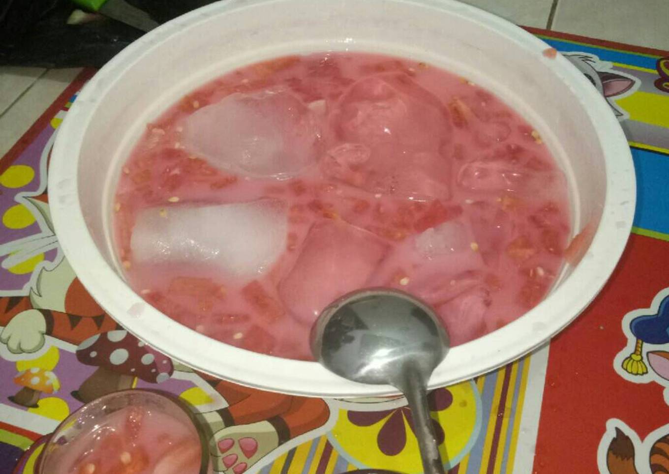 Es semar (semangka-marjan) untuk buka puasa