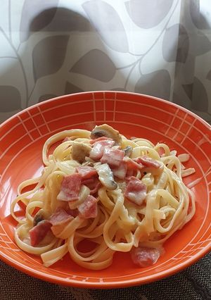 Foto resep Fettucini carbonara