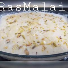 A picture of Ras_Malai with powder milk.