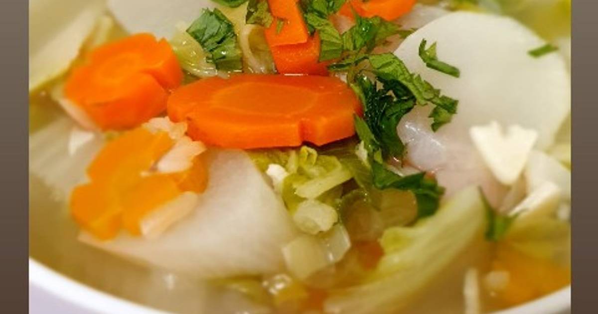 Resep Sayur Lobak Putih Seger Oleh Wina Safitri Cookpad