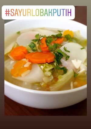Foto resep Sayur lobak putih seger