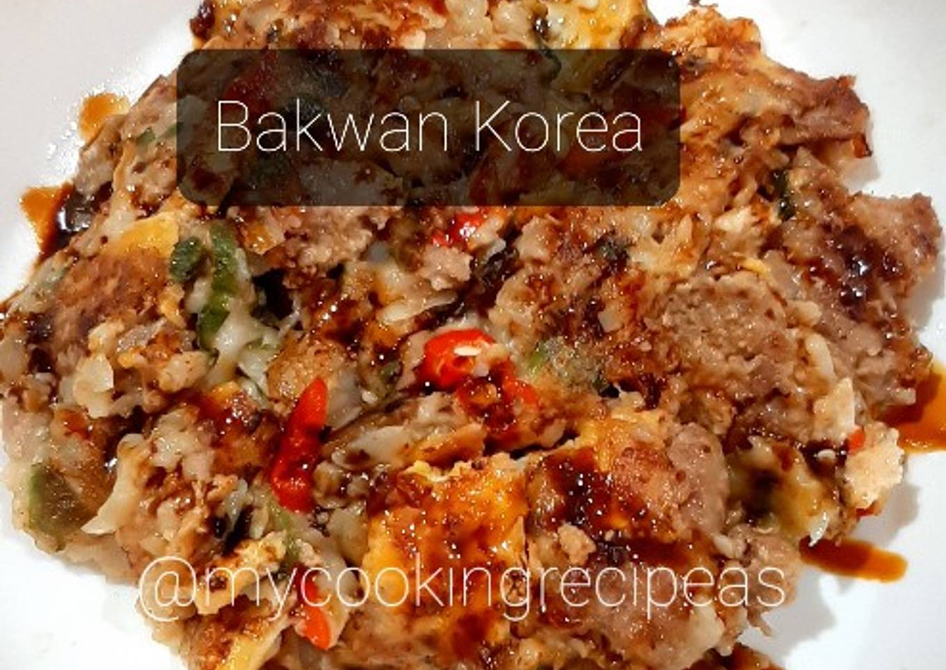 👩🍳⭐ Bakwan ala Korea dgn sentuhan nusantara 😋