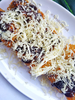 Foto resep Pisang Goreng Crispy Cokelat Keju